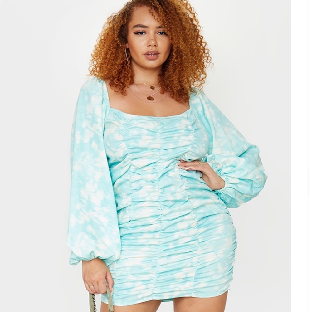 Teal dress (pretty little thing)